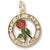 Portland, City Of Roses Charm in 10k Yellow Gold hide-image