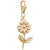 Daisy Charm in Yellow Gold Plated
