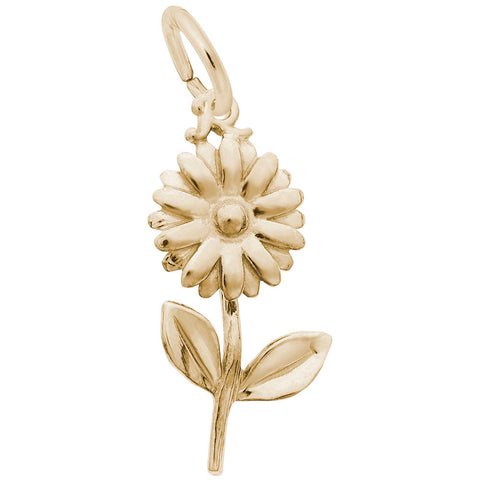 Daisy Charm In Yellow Gold