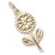Daisy Charm in 10k Yellow Gold hide-image