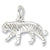 Tiger charm in Sterling Silver hide-image