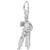 Martial Arts Charm In Sterling Silver