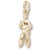 Martial Arts charm in Yellow Gold Plated hide-image