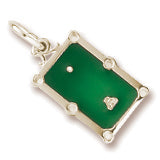 Pool Table charm in Yellow Gold Plated hide-image