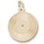 Record charm in Yellow Gold Plated hide-image