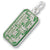 Craps Table charm in 14K White Gold hide-image