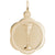 Communion Charm In Yellow Gold