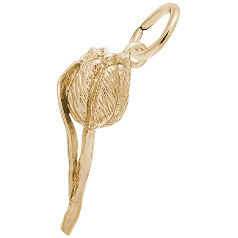 Tulip Charm In Yellow Gold