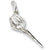 Tulip charm in Sterling Silver hide-image