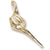 Tulip charm in Yellow Gold Plated hide-image