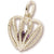 February Birthstone charm in Yellow Gold Plated hide-image