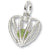 August Birthstone charm in Sterling Silver hide-image