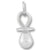 Pacifier charm in Sterling Silver hide-image