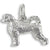 Portuguese Water Dog charm in Sterling Silver hide-image