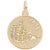 Vail Scene Charm in Yellow Gold Plated