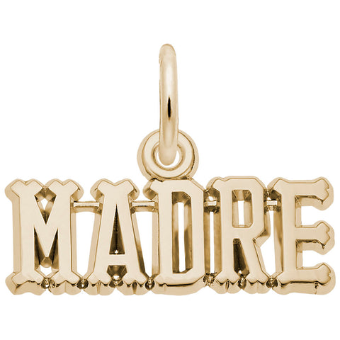 Madre Charm in Yellow Gold Plated