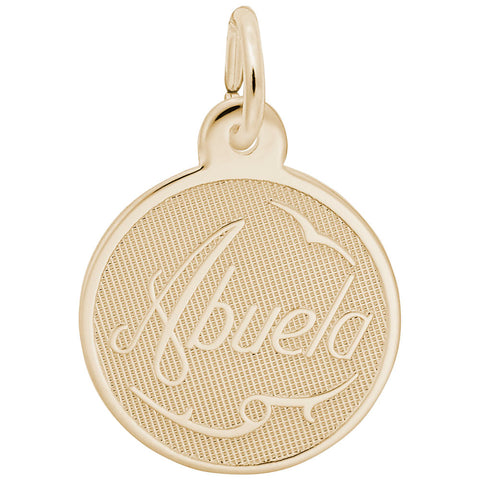 Abuela Charm In Yellow Gold