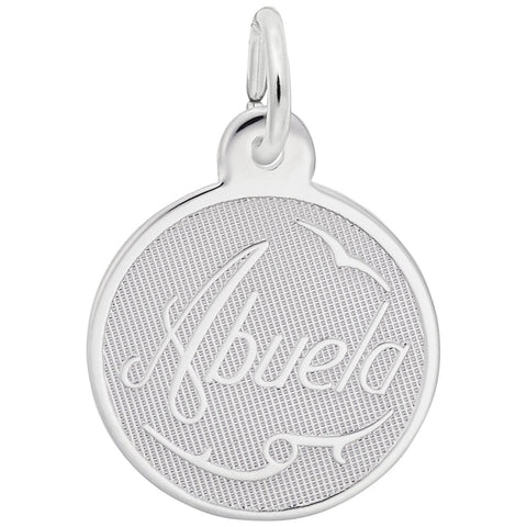 Abuela Charm In Sterling Silver