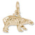 Polar Bear charm in Yellow Gold Plated hide-image