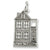 Charleston Row House charm in Sterling Silver hide-image