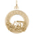 Charleston Carriage Charm in Yellow Gold Plated