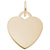 Small Heart - Classic Charm In Yellow Gold