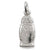 Matryoshka Doll Flat Back charm in Sterling Silver hide-image