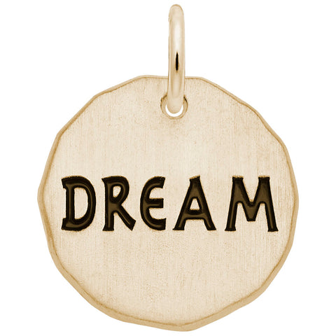 Tag- Dream Charm In Yellow Gold