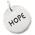 Tag- Hope charm in 14K White Gold hide-image