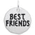 Tag- Best Friends Charm In 14K White Gold