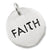 Tag- Faith charm in 14K White Gold hide-image