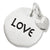 Love Tag With Heart charm in Sterling Silver hide-image