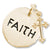 Faith Tag With Cross charm in Yellow Gold Plated hide-image