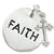 Faith Tag With Cross charm in 14K White Gold hide-image