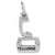 Telluride Moving Gondola W/Bot charm in Sterling Silver hide-image
