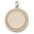 Filigree Disc charm in Yellow Gold Plated hide-image