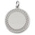 Filigree Disc charm in Sterling Silver hide-image