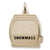 Snowmass Cable Car Charm in 10k Yellow Gold hide-image