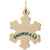 Snowmass Snowflakes Charm in 10k Yellow Gold hide-image