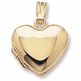 Locket charm in Yellow Gold Plated hide-image