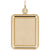 Rect. Charm in Yellow Gold Plated