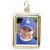 Customize Photo Frame Charm in 10k Yellow Gold hide-image