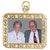 Customize Photo Frame Scroll Charm in 10k Yellow Gold hide-image