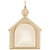 Photoart Dog House Charm In Yellow Gold