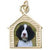 Customize Photo Frame Dog House Charm in 10k Yellow Gold hide-image