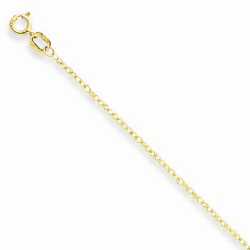 14K Yellow Gold Carded Chain