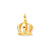 Crown Charm in 14k Gold