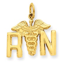 14k Gold Registered Nurse Charm hide-image