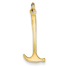 14k Gold Hammer Charm hide-image