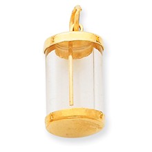 14k Gold Fillable Capsule Charm hide-image